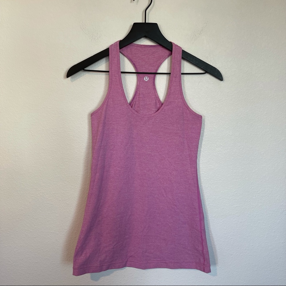Lululemon Cool Racerback Tank Top Pink 6